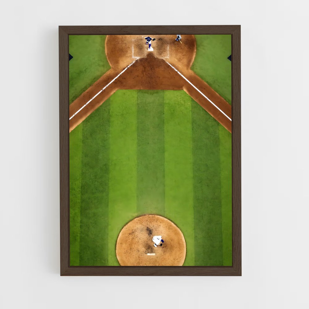 Poster La Bataille du Diamant – affiche Baseball (vue 5)